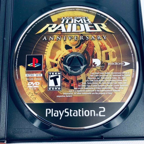 PS2 PlayStation 2 Lara Croft Tomb Raider Anniversary NTSC U/C includes Manual - Picture 7 of 7